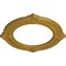 Ekena Millwork Benson Ceiling Medallion (Fits Canopies up to 8"), 13 1/8"OD x 8"ID x 5/8"P, Pharaohs Gold CM13BNPGS - alternate 2